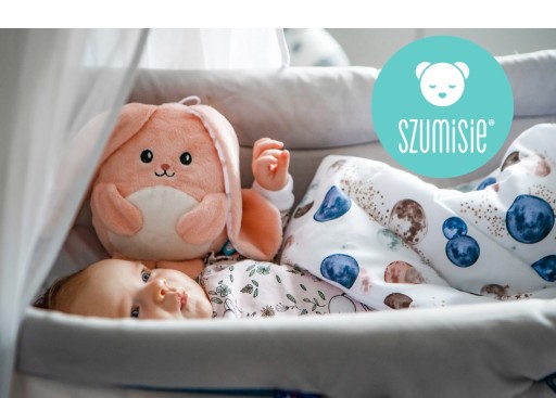 SZUMISIE КРОЛИК MILUŚ ДЛЯ СНА SZUMISIE Успокаивающий талисман КУГЛИ ИГРУШКА + БЕСПЛАТНО