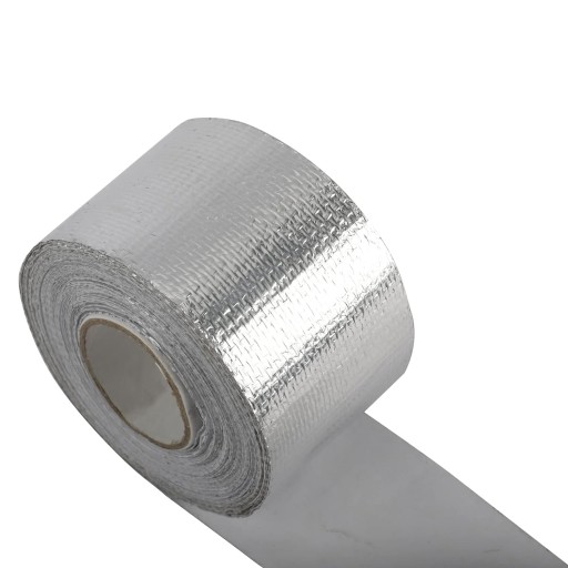 TAŚMA Z FOLII ALUMINIOWEJ 5M SAMOPRZYLEPNA IZOLACJA TERMICZNA ANTYKOROZYJNA