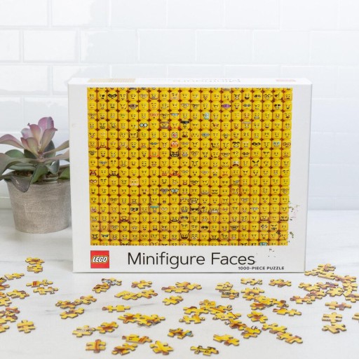 Пазл LEGO Minifigure Faces Лего 1000 деталей