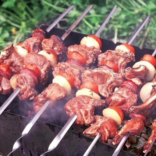 SZPIKULCE DO SZASZŁYKÓW NA GRILL 40CM ZESTAW 10SZT