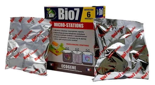BIO7 ENTRETIEN МИКРОСТАЦИИ 480 Г. КИСЛОРОД BIO 7 ДЛЯ УСТАНОВОК БИООЧИСТКИ
