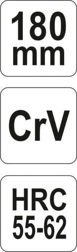 YATO Боковые отрезающие клещи CrV-типа, для тяжелых условий эксплуатации, 180