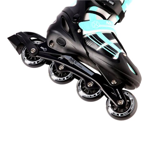 КОМФОРТНЫЕ ЖЕНСКИЕ КОНЬКИ 2В1 РЕЗИНОВЫЕ КОЛЕСА 35-38 ABEC7