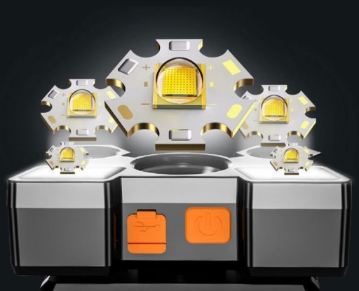 НАГОЛОВНЫЙ ФОНАРЬ 5 светодиодов МОЩНЫЙ XPE USB-АККУМУЛЯТОР