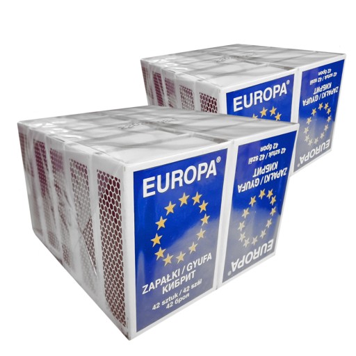 Матчи Europa 50 пакетов 2100 шт. Деревянный оригинальный набор