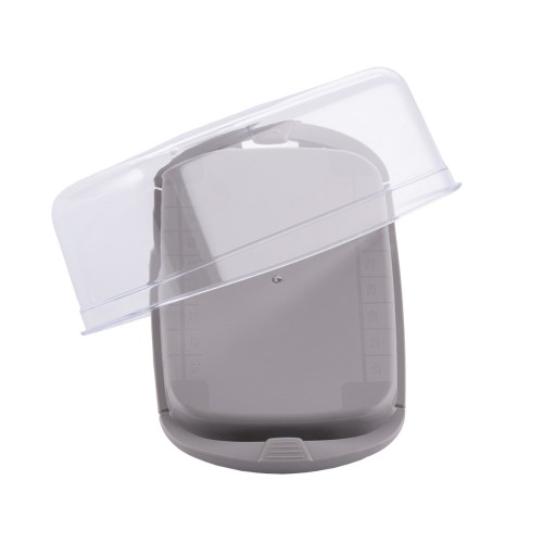 MASELNICA PLASTIKOWA POJEMNIK NA MASŁO Z POKRYWKĄ MASELNICZKA 17X9X6,5CM