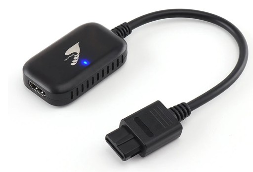 KABEL ADAPTER KONWERTER SKALER HDMI 1080P DO KONSOLI N64/SNES/SFC/NGC 30CM