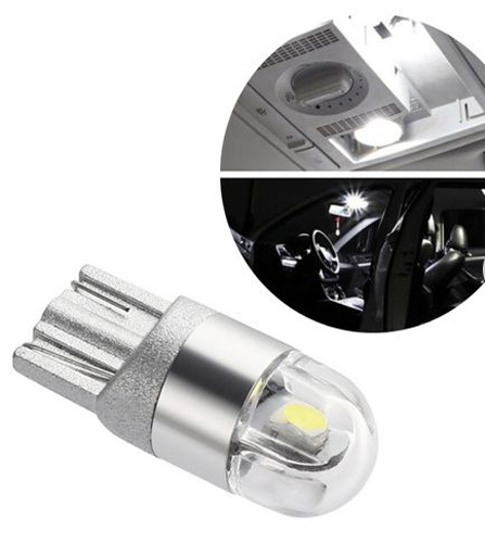 T10 3030 x 2 LED W5W лампа 240лм 6500К габаритный фонарь