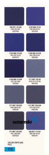 Трафарет CMYK с покрытием