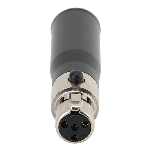 2шт мини-XLR 3-контактный штекер на мини-XLR 4-контактный женский корпус из цинкового сплава аудио ada