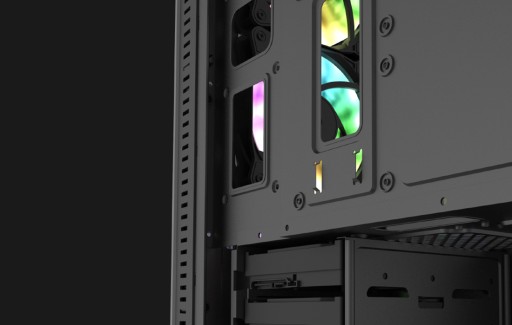 Компьютерный корпус DARKFLASH Water Square 5 Black ATX