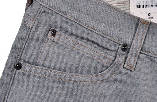 Джинсы скинни LEE серые джинсы LUKE W29 L32