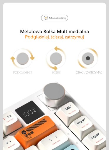 XM58-B 75% RGB Механическая клавиатура с красным переключателем, 3 режима, 2,4G, Фэнтези-фиолетовый