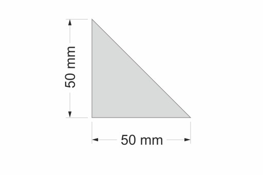 Klin styrodur XPS 300 - Izokliny trójkąty 5 x 5 cm