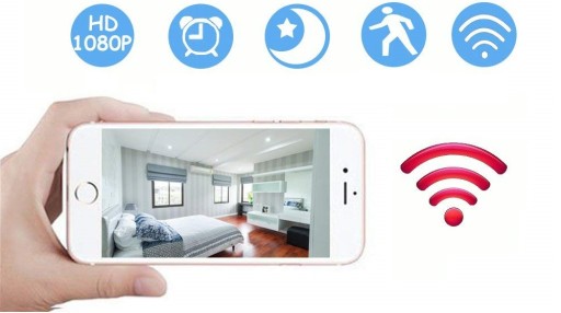 ЧАСЫ СО СКРЫТОЙ МИНИ-ШПИОНСКОЙ КАМЕРОЙ WIFI БУДИЛЬНИК