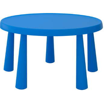 IKEA MAMMUT - stolik dziecięcy do wewnątrz/na zewnątrz