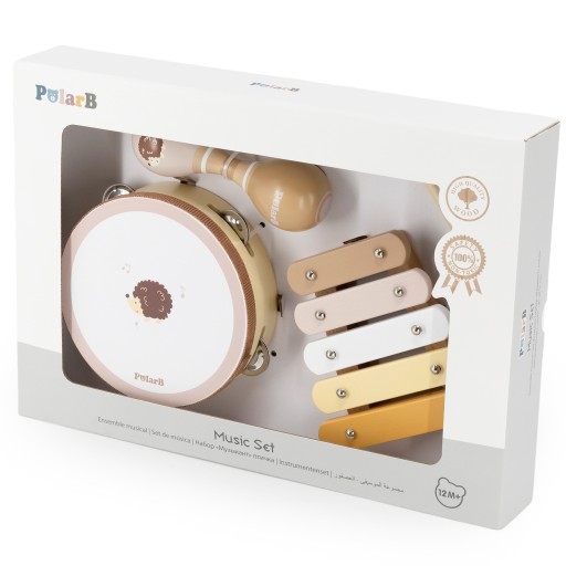 ДЕРЕВЯННЫЙ МУЗЫКАЛЬНЫЙ НАБОР HEDGEGO POLARB VIGA INSTRUMENTS