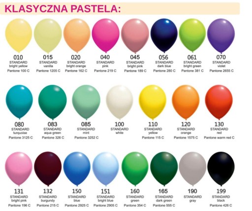 Balony z Twoim nadrukiem + patyczki pakiet 50szt