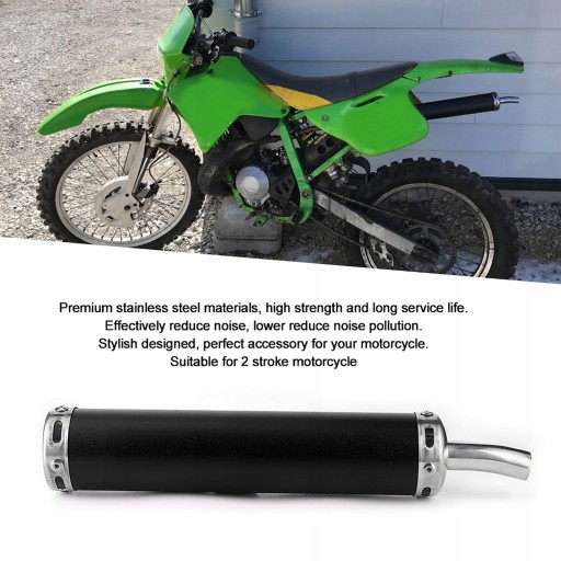 TŁUMIK MOTOCYKLOWY TŁUMIK WYDECHOWY 0,8 CALA