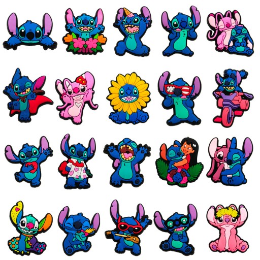 Przypinka Stitch Stich do Crocs butów klapków telefonu torebki plecaka