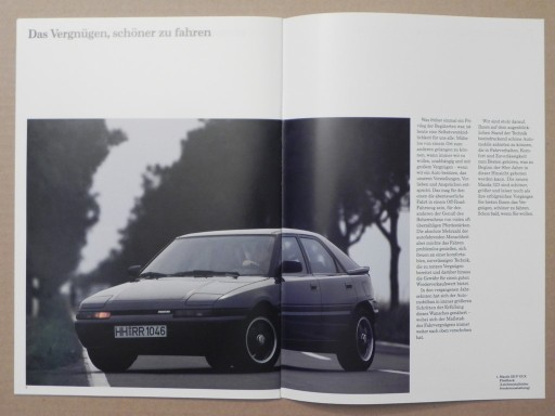 Prospekt - MAZDA 323 - 1989 r