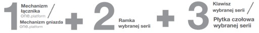 Berker Q.1/Q.3 Лицевая панель для антенного гнезда, белая, 12036089