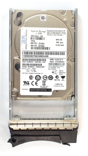 00Y8861 IBM 600 ГБ 10K 6G SAS 2.5 с горячей заменой — DS3524