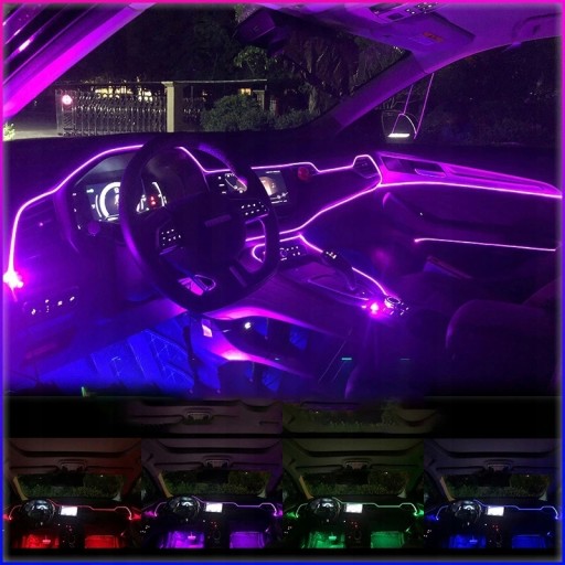 ОКРУЖАЮЩЕЕ ОСВЕЩЕНИЕ ВОЛОКОННО-ОПТИЧЕСКОЕ ПРИМЕНЕНИЕ RGB LED 5light