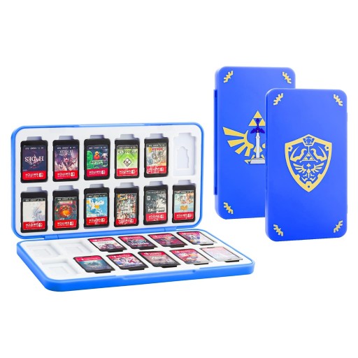 Pudełko case etui na 24x karty z grami +SD Card NS Switch OLED Zelda Legend