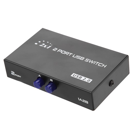 2/4-портовый USB 2.0 ручной переключатель общего доступа для ПК, принтера, сканера