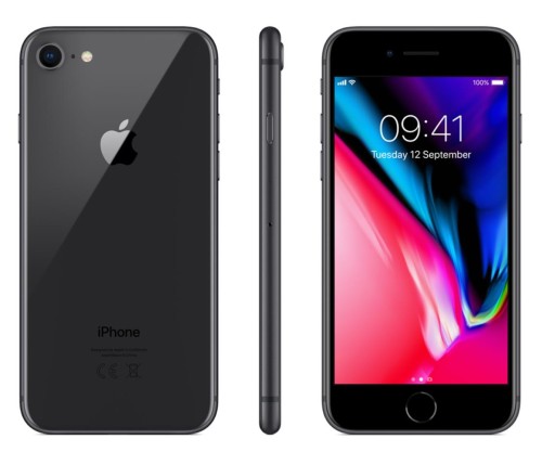 APPLE iPhone 8 64GB Space Grey состояние батареи 86% - после аренды