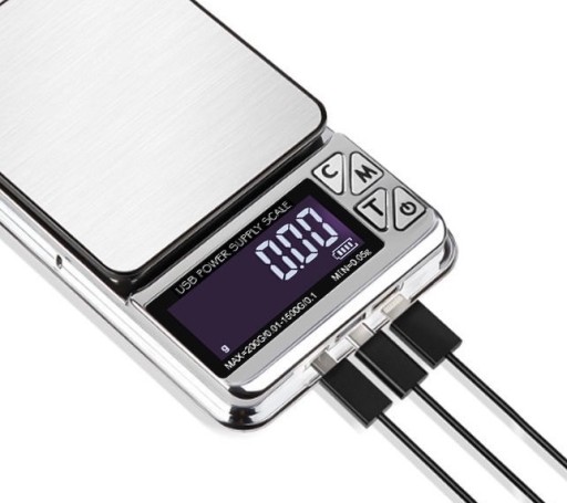 WAGA USB MICRO USBC LIGHTING PRECYZYJNA 0,01G 1KG
