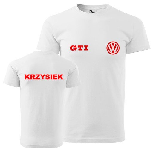 МУЖСКАЯ ФУТБОЛКА VOLKSWAGEN VW GOLF YOUR NICK S