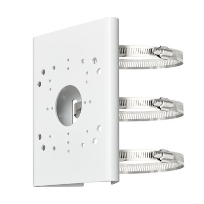 Adapter Montażowy BCS-AS-ATU-B Słupowy Do Puszki Montażowej Stalowy Biały