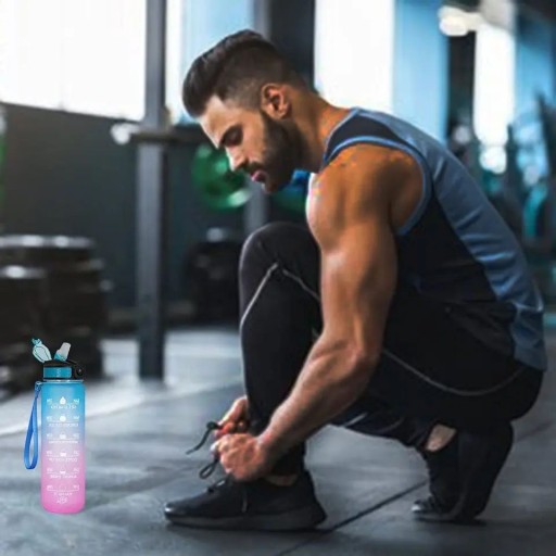 БУТЫЛКА ДЛЯ ВОДЫ С ШЕЙКЕРОМ GYM