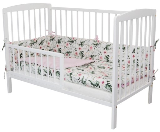 Красивая белая детская кроватка Анджей 120x60