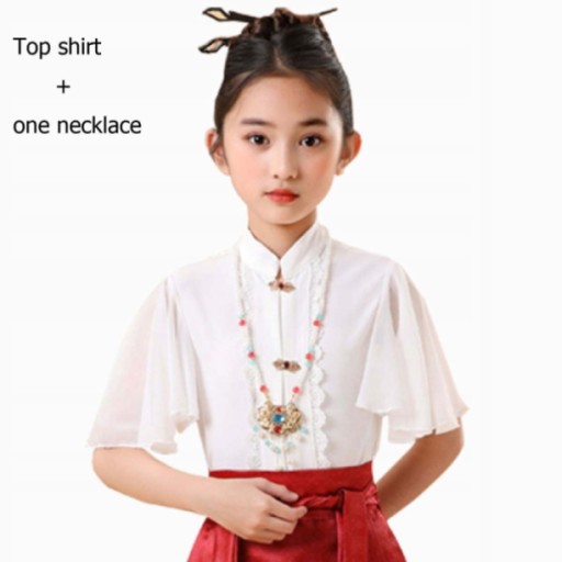 Платье для девочки Ming Tang Hanfu с лицом лошади