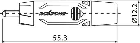 НАБОР РАЗЪЕМОВ RCA CZINCZ ROXTONE RF2CS-BG ЧЕРНЫЙ