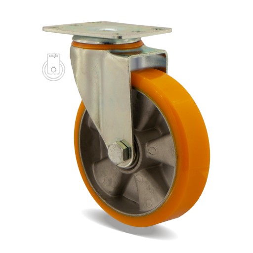 13HALPU125K2 Полка на тележке Wheel fi125, комплект из 4 шт.