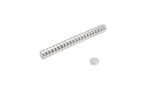 Magnes Neodymowy Walcowy MW 6x2,5 mm N38 10 szt.