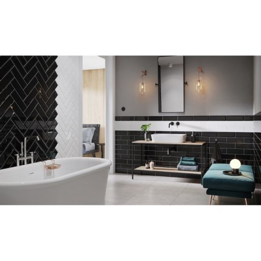 НАСТЕННАЯ ПЛИТКА METRO STYLE белая 10x30 OPOCZNO
