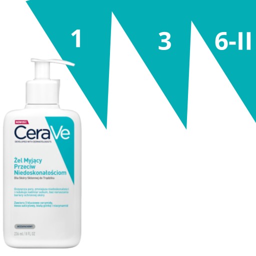 CeraVe ОЧИЩАЮЩИЙ ГЕЛЬ ПРОТИВ НЕСОВЕРШЕНСТВ ДЕРМОКОСМЕТИК 235 МЛ