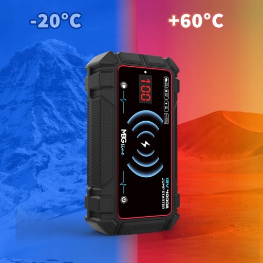 Мощный фонарик Powerbank Jump Starter Booster 74Wh PD60W QC3.0