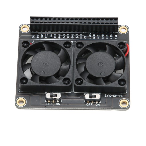 Вентилятор охлаждения для Raspberry Pi 4B 3B/3B