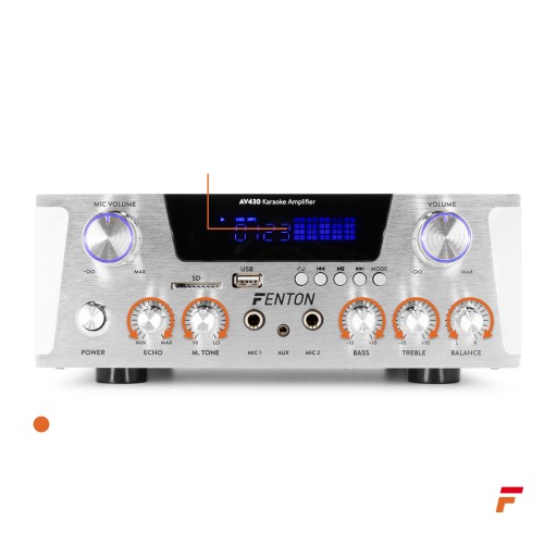 HIFI-усилитель для караоке 2x300 Вт USB FM BT высокой мощности