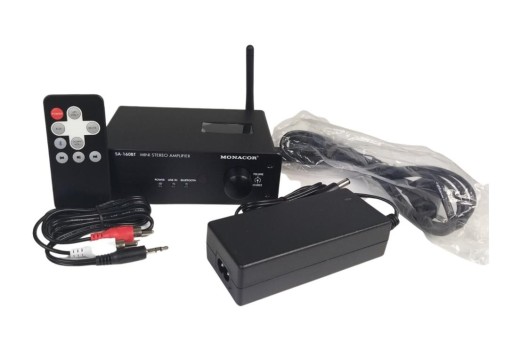 Wzmacniacz stereo Monacor SA-160BT Bluetooth