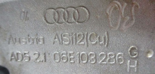 ГОЛОВКА ЦИЛИНДРА ПРАВАЯ AUDI A6 C6 2.4 V6 177 BDW 06E103374A