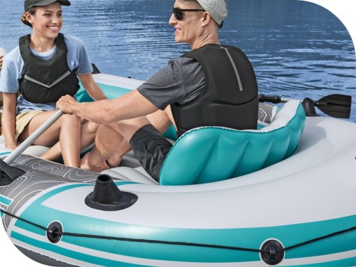 Надувная лодка на 5 человек Elite Bestway 65159 Pump Paddle Bag НОВАЯ МОДЕЛЬ 2024 г.
