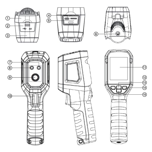 ТЕПЛОВИЗИОННАЯ КАМЕРА ПК USB-ПРИЛОЖЕНИЕ ТОЧНЫЙ ТЕПЛОВОЙ ДАТЧИК С КОРПУСОМ –20 +400