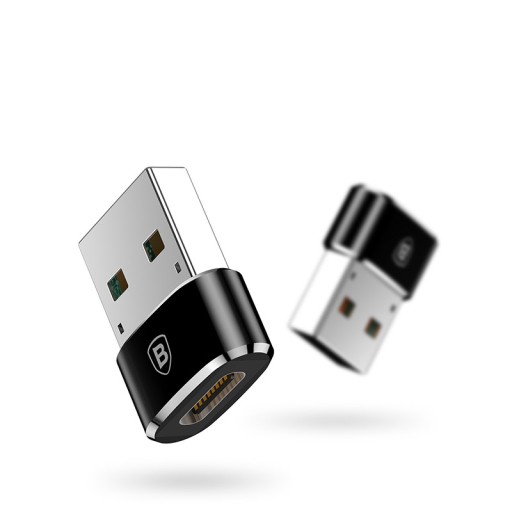 Адаптер BASEUS Переходник USB-C TYPE-C на USB Type A 3A КАЧЕСТВЕННАЯ втулка